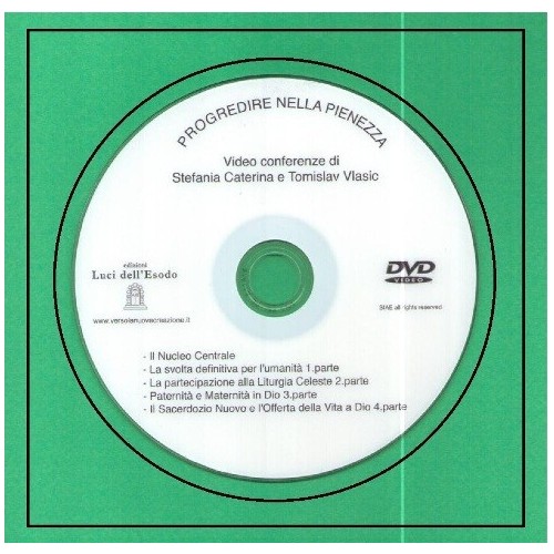 DVD 1 raccolta video Pregredire nella Pienezza